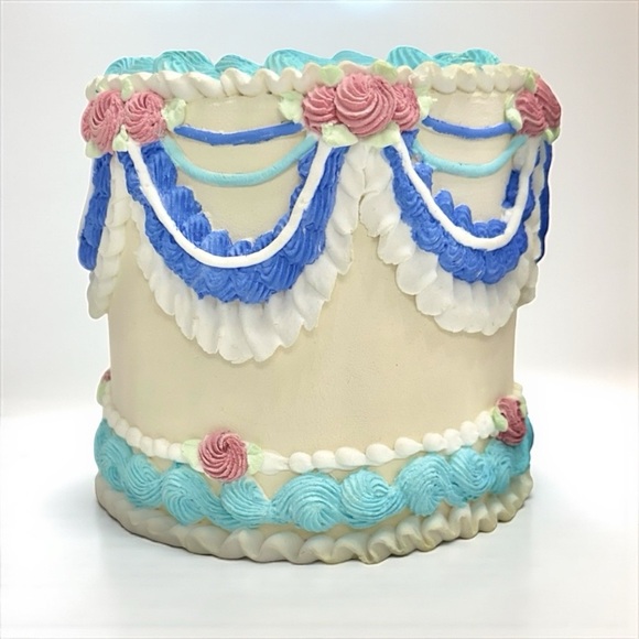 Pastel Faux Cake DecorCottagecore Dessert PropParty Centerpiece